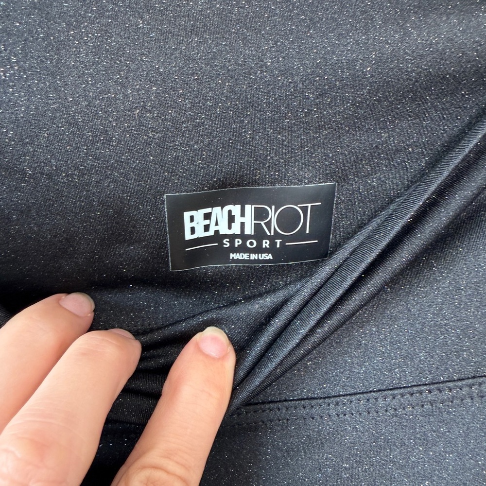 Beach Riot Classic Black & metallic Leggings - Picture 8 of 10